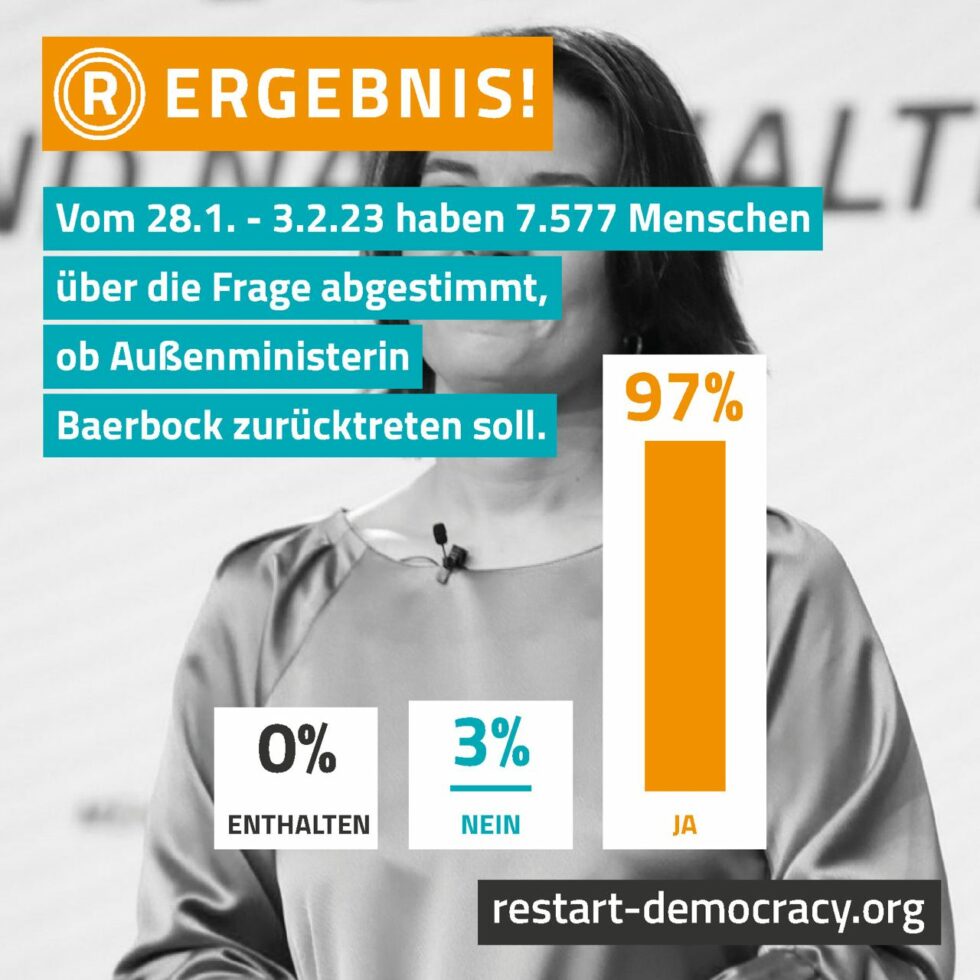 Pressemitteilung: Neue Abstimmung Zum Rücktritt Von Annalena Baerbock ...