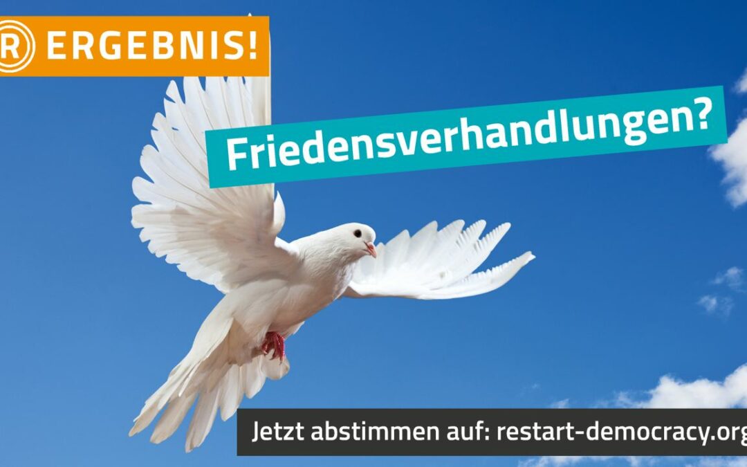 Krieg zwischen Russland und Ukraine: klare Mehrheit Fordert deutsche Initiative für Friedensverhandlungen