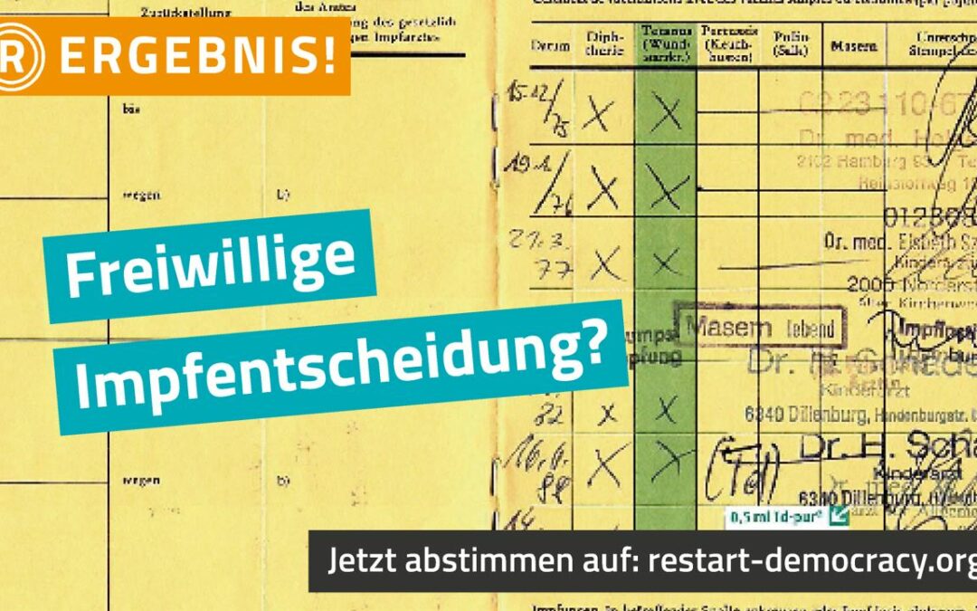 Abstimmung: Freiwillige Impfentscheidung?