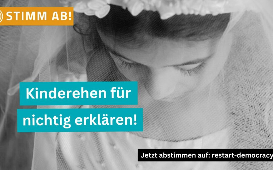 Abstimmung: Kinderehen in Deutschland